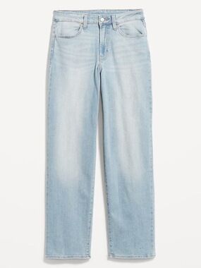 High Rise Loose Fitting Jeans